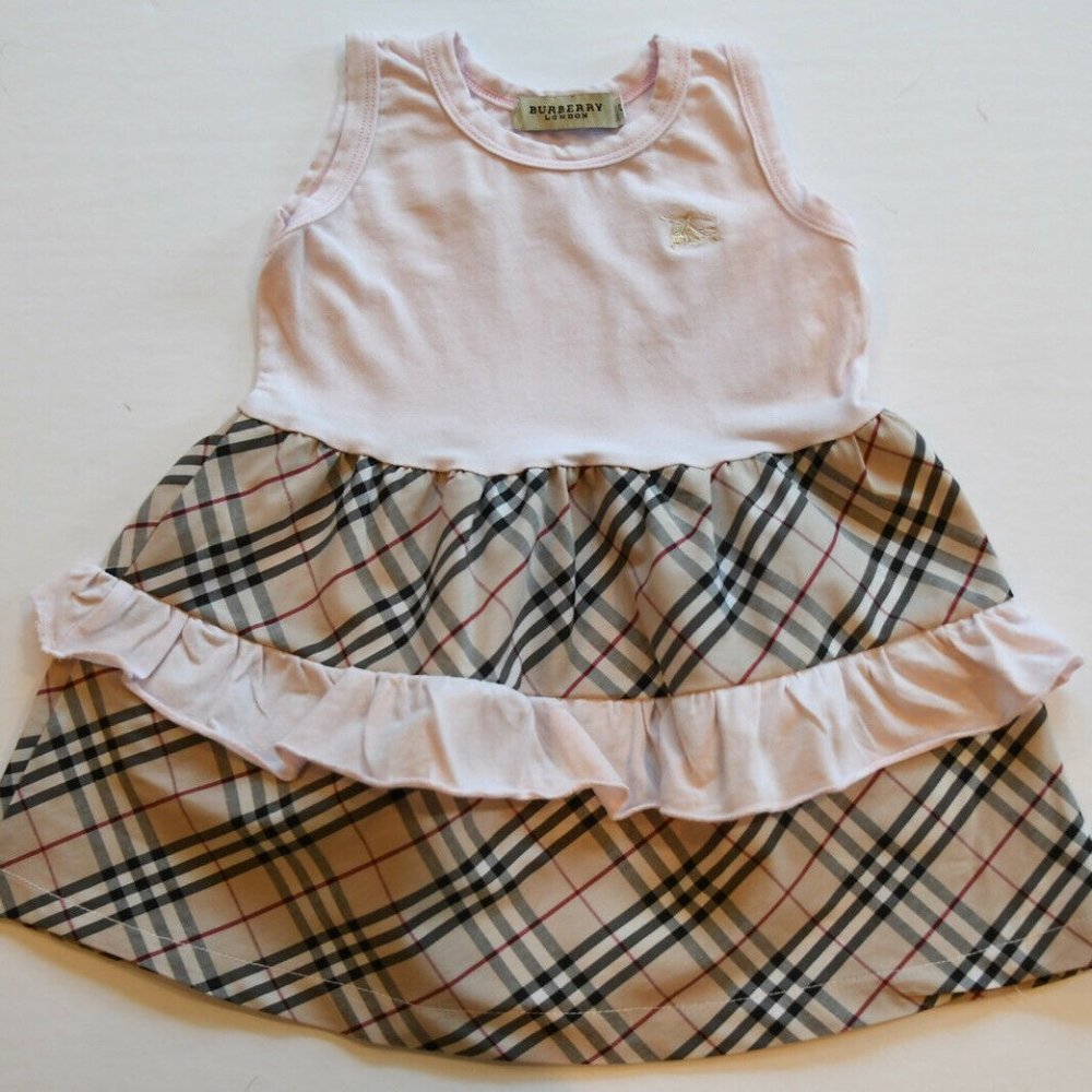 Burberry Toddler Girl Pink Nova Check Dress